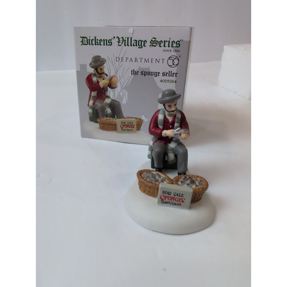 Dept 56 Dickens Village - The Sponge Seller‎ - #4025264 - With Box